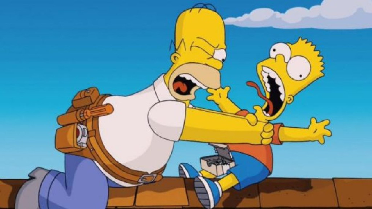 Homero Simpson ya no estrangula a Bart. Foto: NA