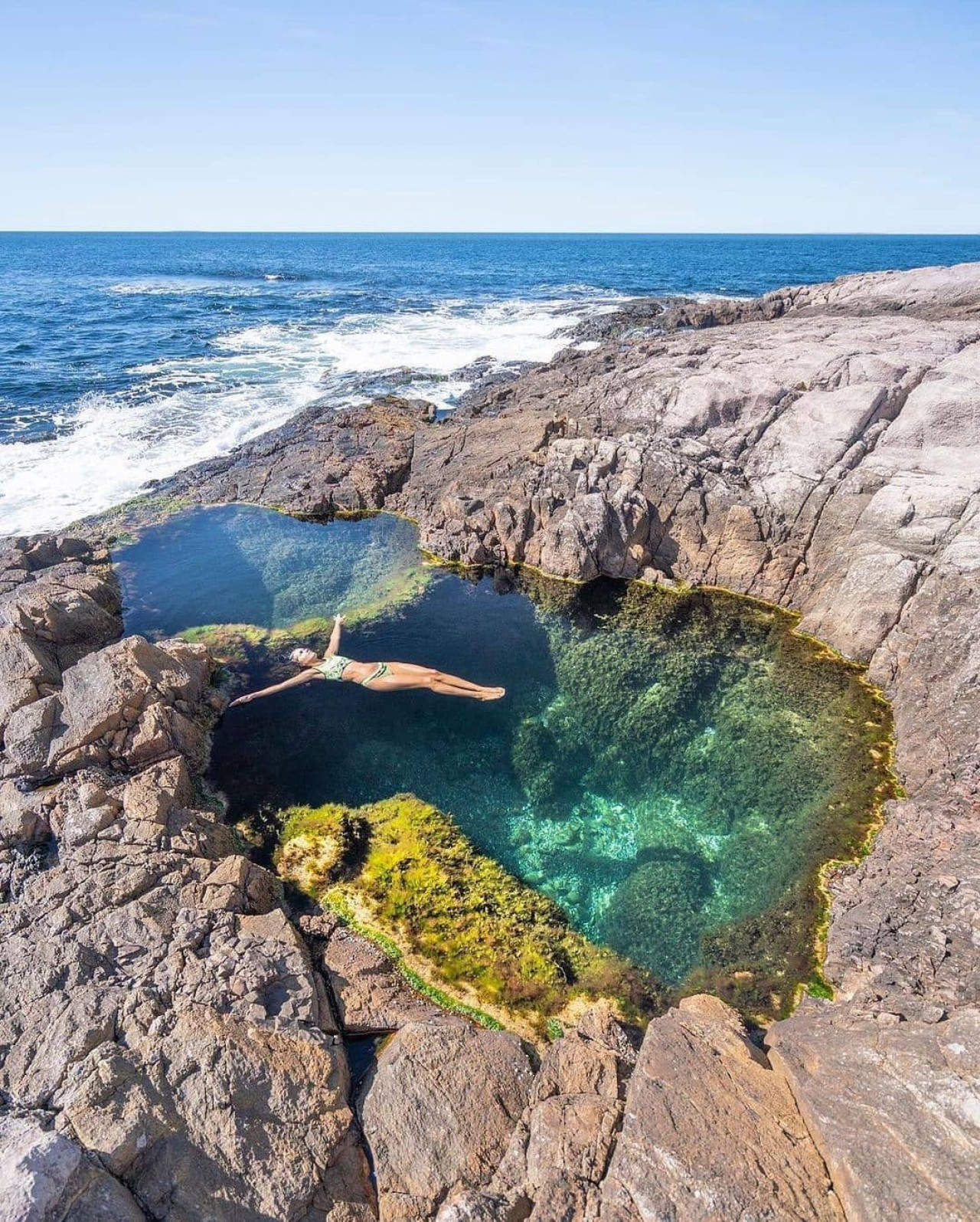 Bahía Bustamante, Chubut, Patagonia. Foto Instagram @respirapatagonia