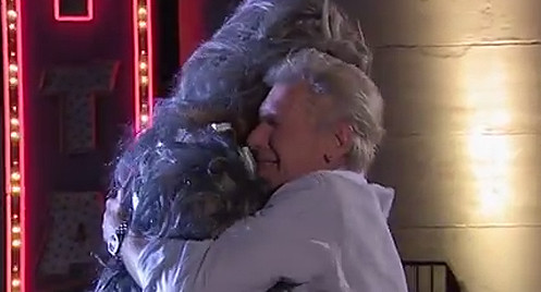 Harrison Ford y Chewbacca