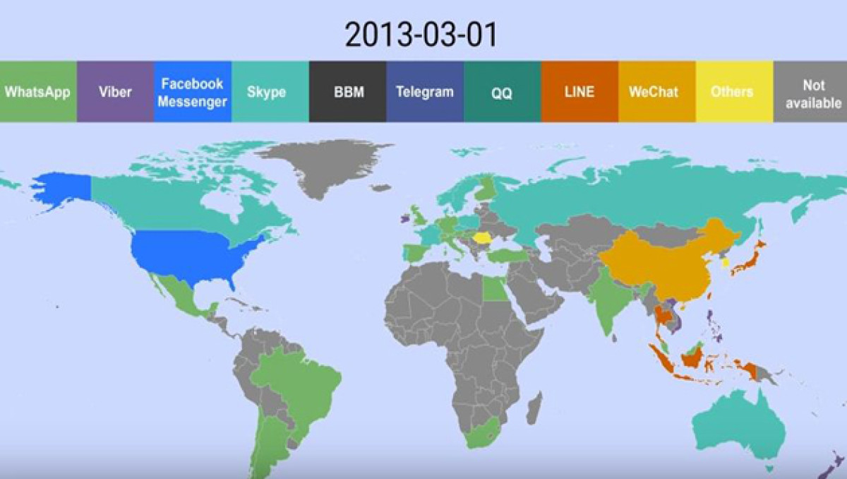 Apps De Mensajería Más Utilizadas En Cada País Canal 26 7477