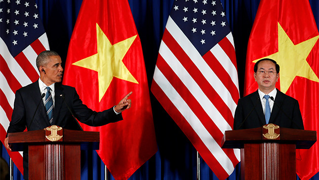 Obama en Vietnam (Reuters)