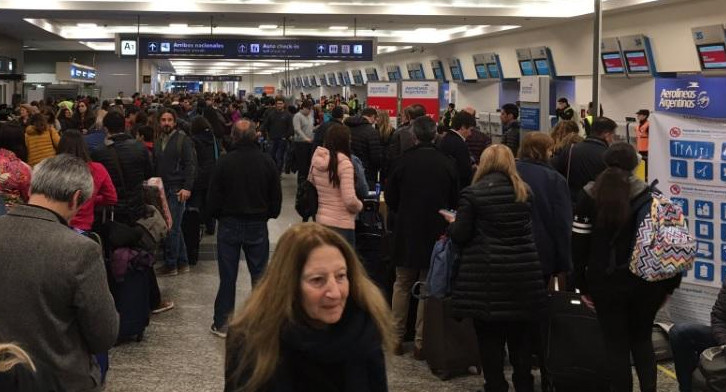 Demoras en Aeroparque