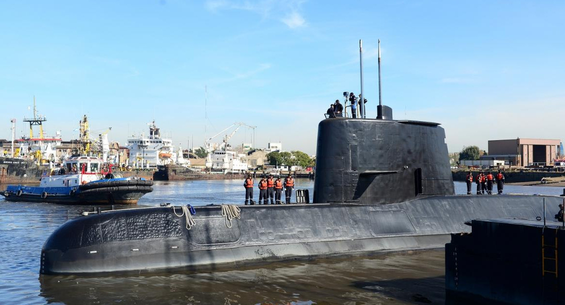 Submarino Ara San Juan desaparecido en Atlántico Sur - Reuters