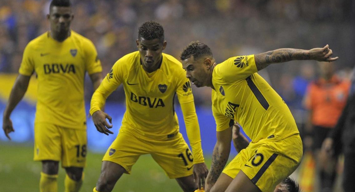 Edwin Cardona, Wilmar Barrios y Frank Fabra