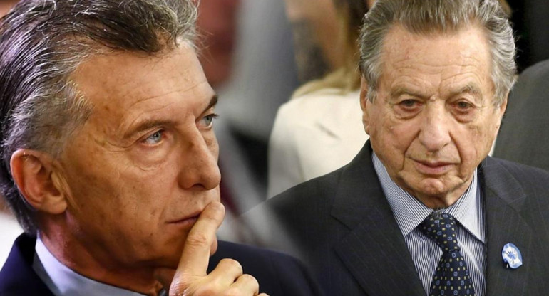 Mauricio y Franco Macri