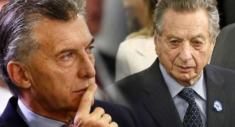 Mauricio y Franco Macri