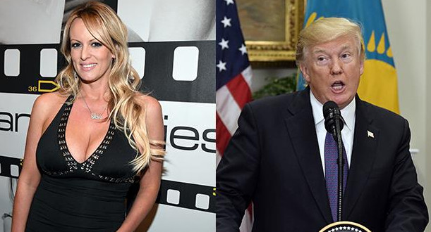 Stormy Daniels y Donald Trump