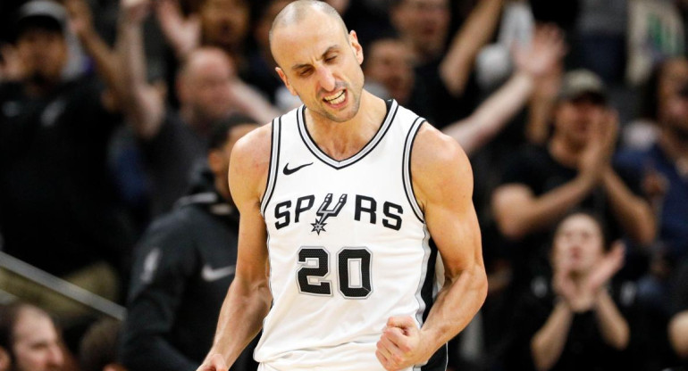 Emanuel Ginobili en San Antonio Spurs (Reuters)