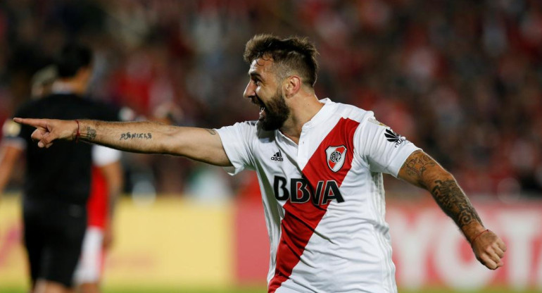 Independiente Santa Fe vs. River - Copa Libertadores, Lucas Pratto, Reuters