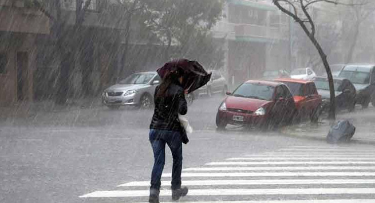 Temporal de lluvia y viento