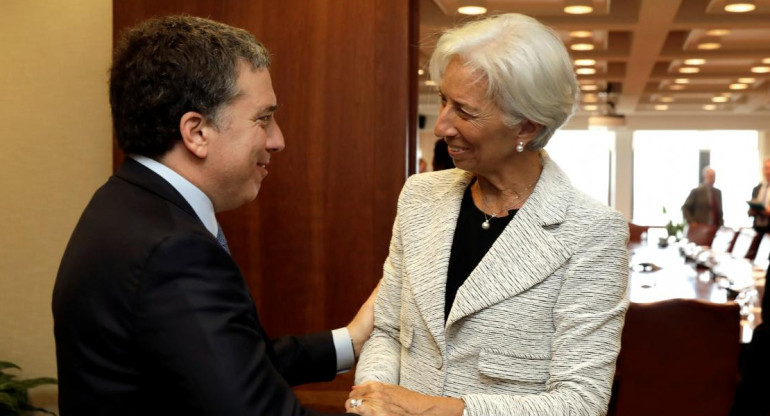  Christine Lagarde - Nicolás Dujovne - FMI - Washington - Reuters - 