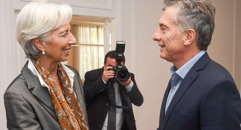 Christine Lagarde y Mauricio Macri - FMI - Gobierno argentino