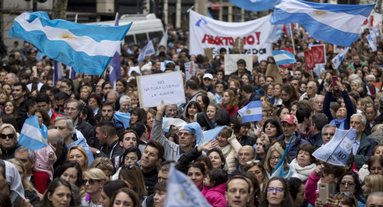 Marcha antiaborto - Congreso