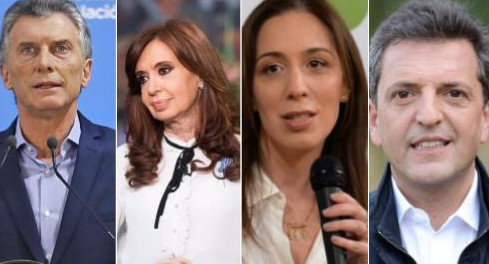 Macri - Cristina - Vidal - Massa