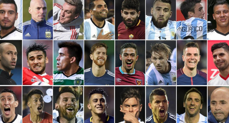 Jugadores Selección Argentina - AFA