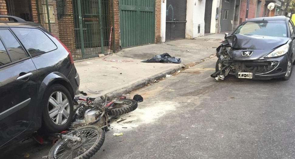 Choque y muerte en Balvanera