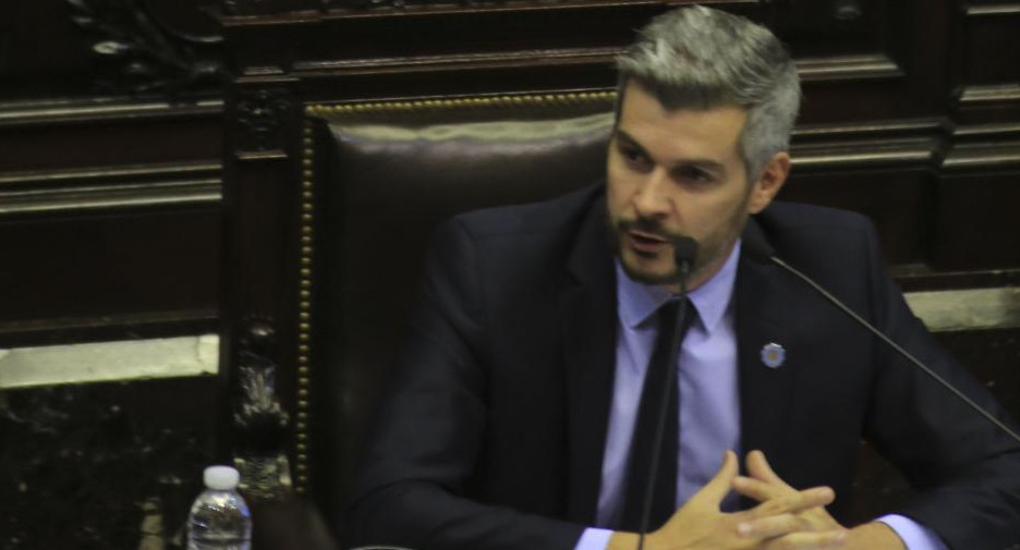 Marcos Peña en la Cámara de Diputados, NA