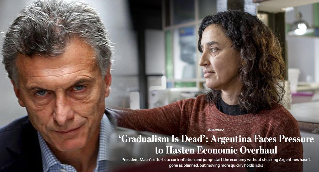 Macri - Gradualismo - Wall Street