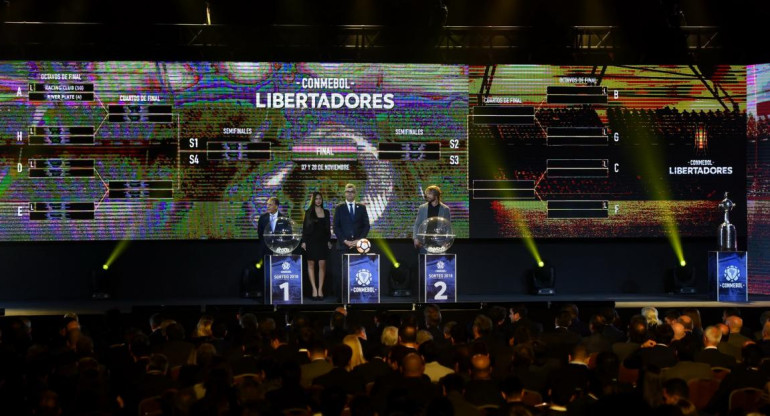 Copa Libertadores - Sorteo Foto NA