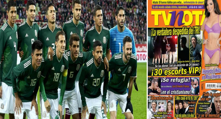 Selección México escándalo con 30 escorts