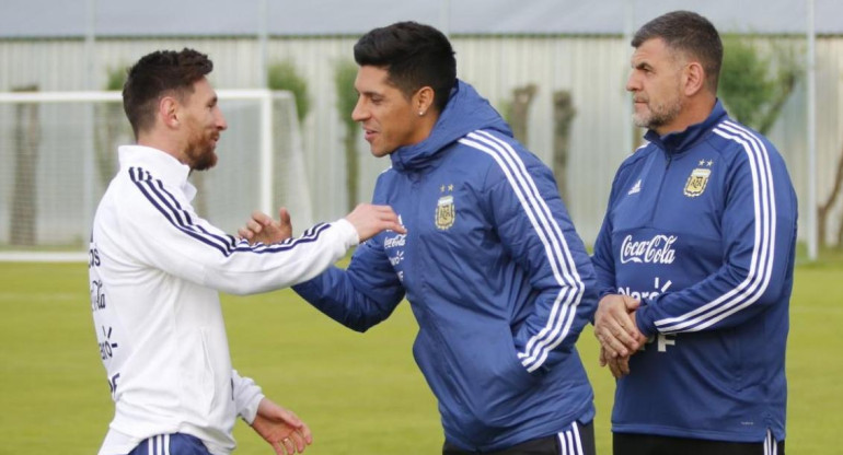 Selección Argentina - Llegada Enzo Pérez