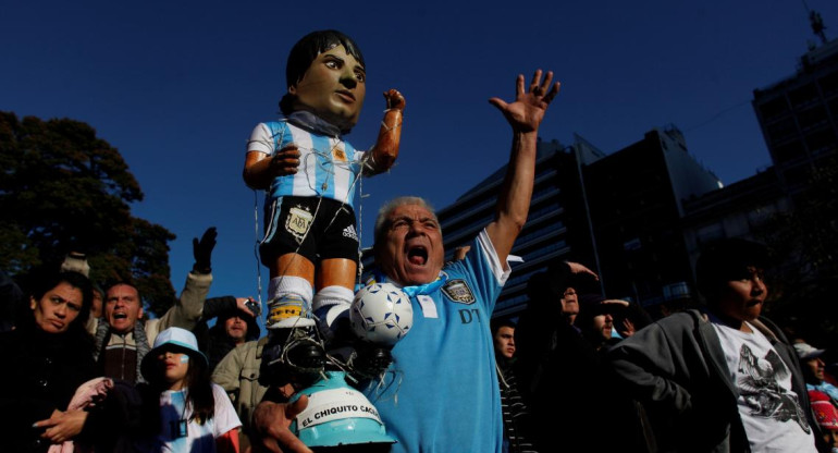 Mundial Rusia 2018, Argentina vs. Islandia, Selección Argentina, Selección Islandia, hinchada argentina, Reuters