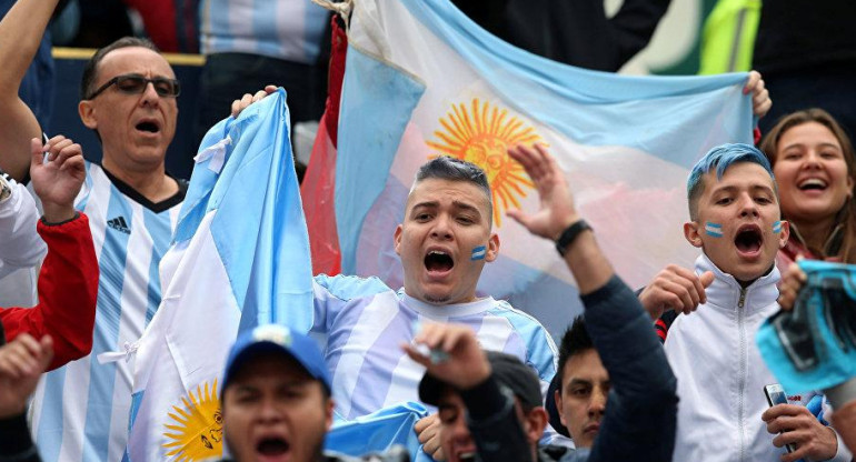 Hinchas argentinos