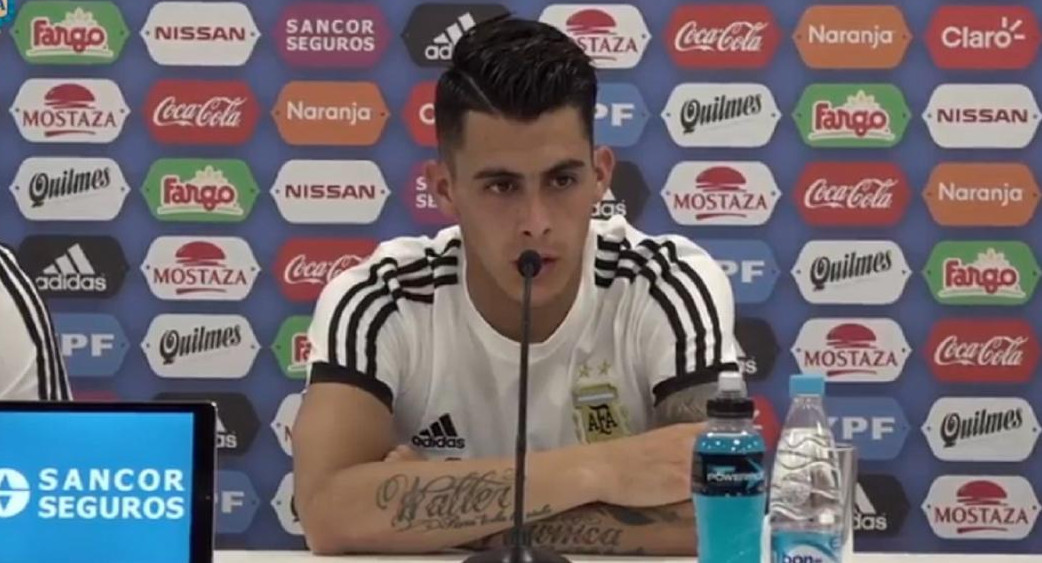 Mundial Rusia 2018, conferencia Selección Argentina, Cristian Pavón y Gabriel Mercado