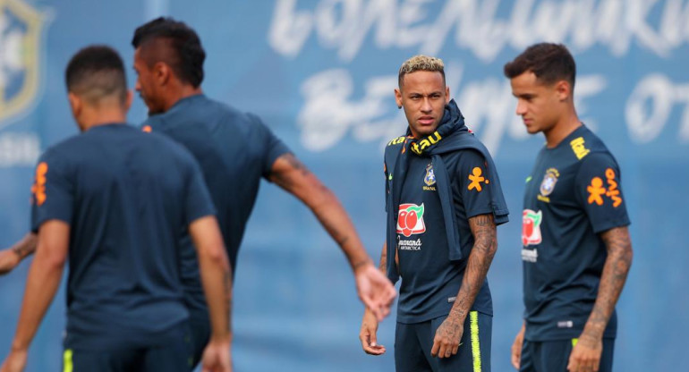 Entrenamiento de Neymar - Brasil - Mundial Rusia 2018 (Reuters)