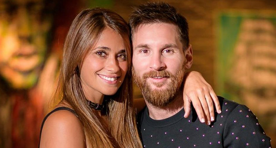 Antonela Roccuzzo y Lionel Messi