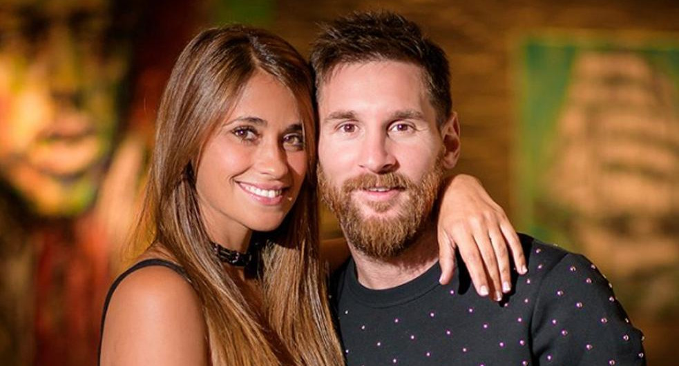 Antonela Roccuzzo y Lionel Messi