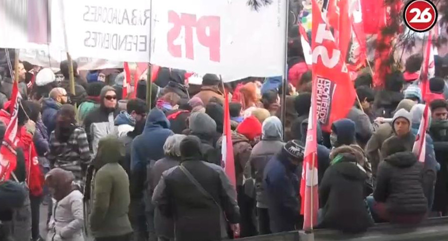 Corte y protesta en Puente Pueyrredón - Paro - Política - Canal 26