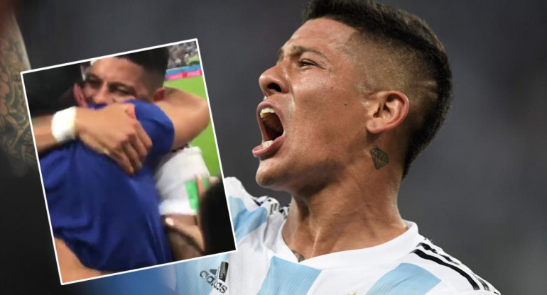 Festejo de Marcos Rojo - Mundial Rusia 2018