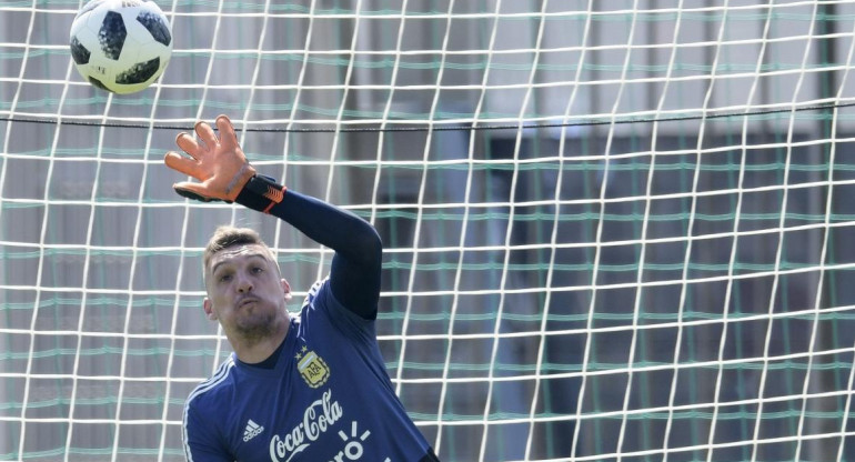 Franco Armani, arquero Selección Argentina, Mundial Rusia 2018, NA