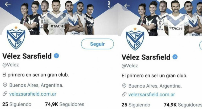 Mauro Zárate fuera del Twitter de Vélez, NA