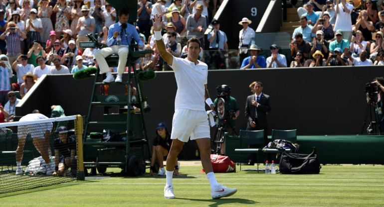 Juan Martín Del Potro - Wimbledon (Reuters)