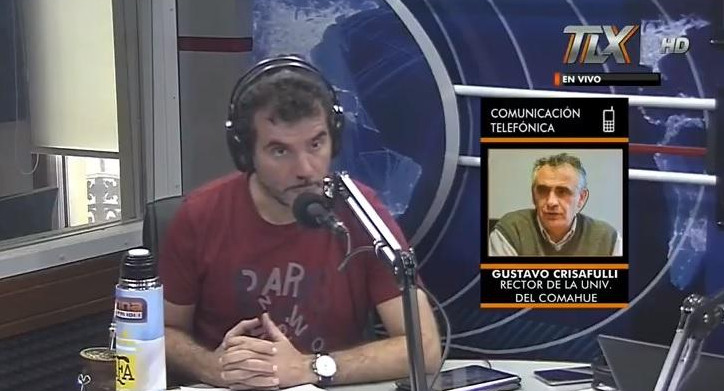 Gustavo Crisafulli, rector de la Universidad de Comahue (Radio Latina)