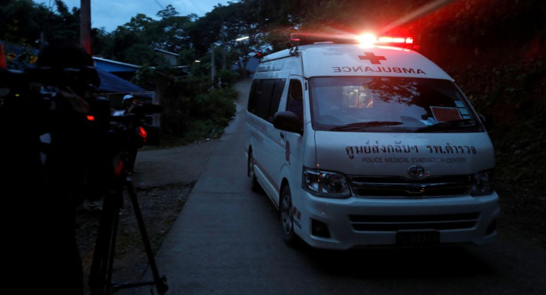 Rescate de niños en cueva de Tailandia (Reuters)