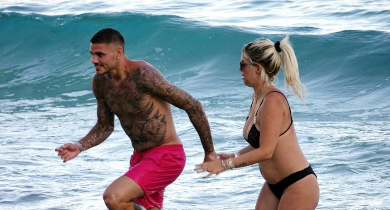 Mauro Icardi - Wanda Nara - vacaciones