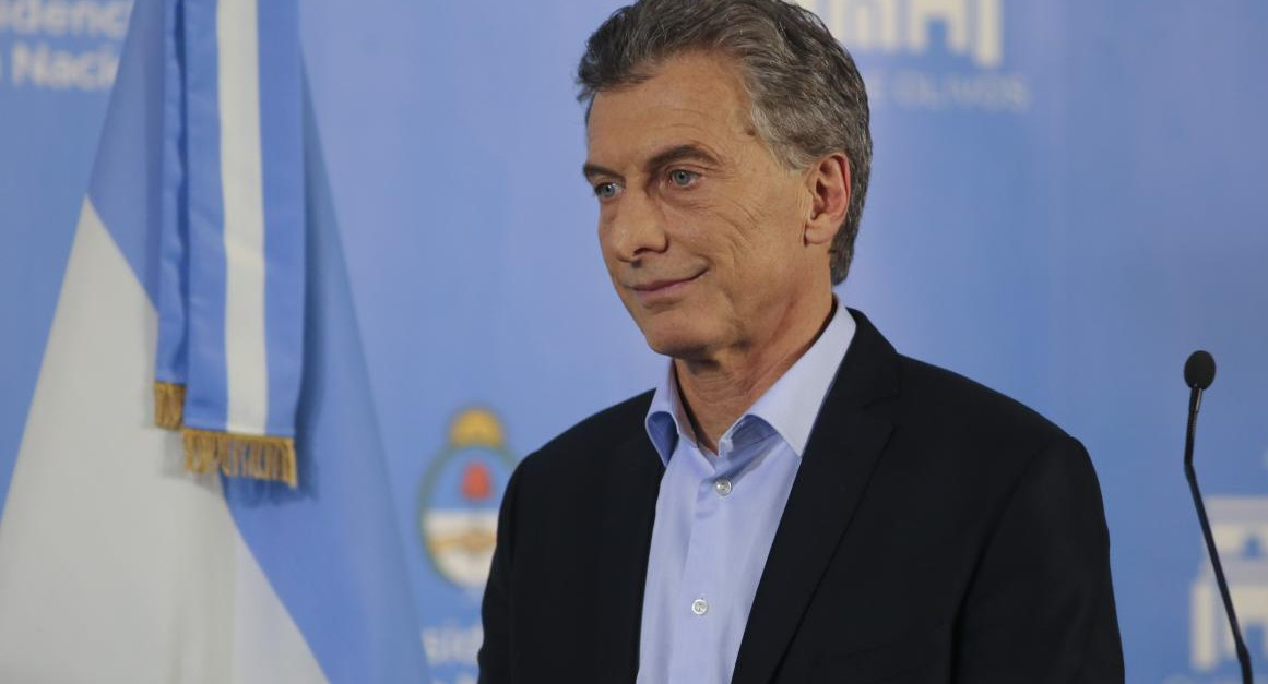 Mauricio Macri en conferencia de Prensa en la Quinta de Olivos - NA -