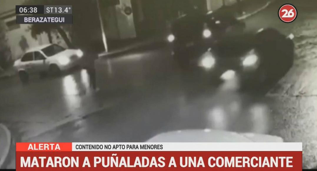 Crimen en verdulería de Berazategui (Canal 26)