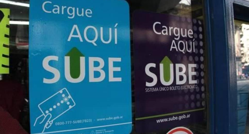 SUBE - carga en kioscos