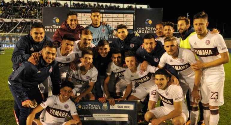 Copa Argentina: Festejo de Lanus