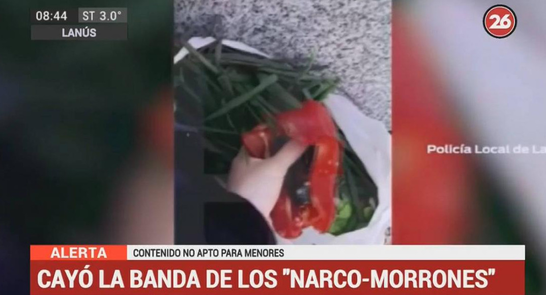 Cayó banda de "narco-morrones"