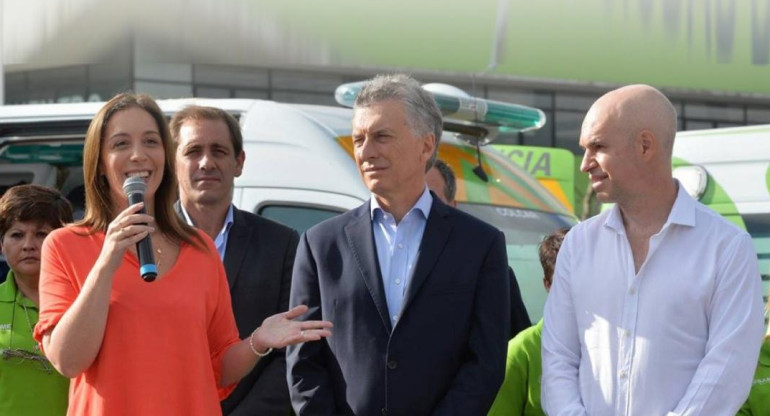 Vidal - Macri - Rodríguez Larreta 