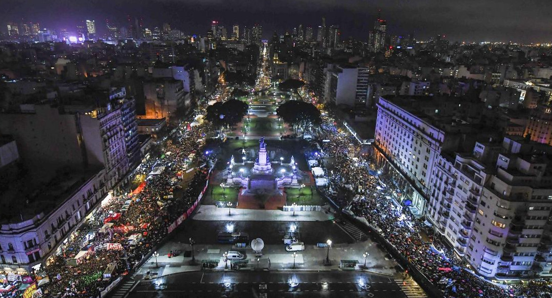 Aborto Legal, marcha a favor y en contra, NA