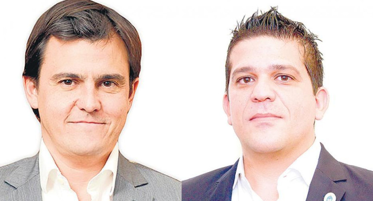 Santiago Hardie y Fernando Molas, funcionarios del ministerio de Agricultura