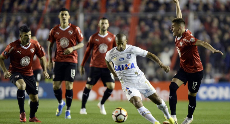 Copa Libertadores: Independiente vs. Santos, Carlos Sánchez (NA)