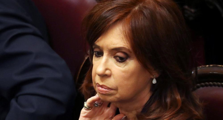 Cristina Kirchner en el Senado (Reuters)	