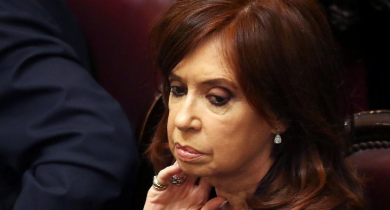 Cristina Kirchner en el Senado (Reuters)	